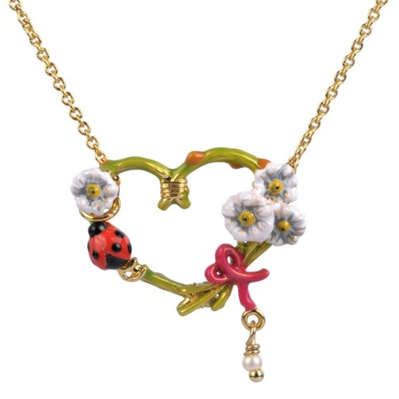 Les Nereides Gold Jewelry Heart Necklace **SOLD** - Picture 4 of 8